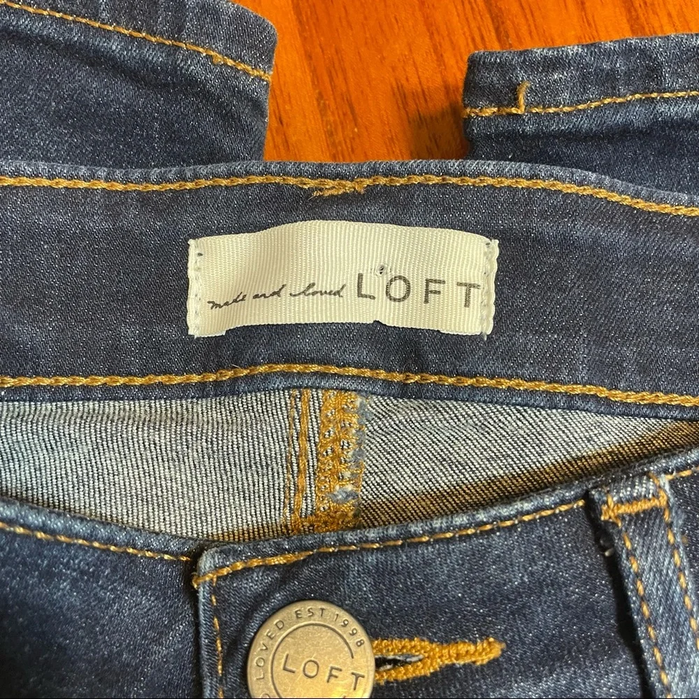 LOFT curvy skinny jeans